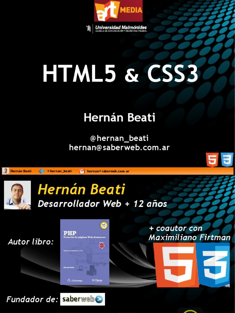 Html5 y Css3 | PDF | Diseño web | Script Java