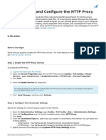 How To Set Up and Configure The HTTP Proxy