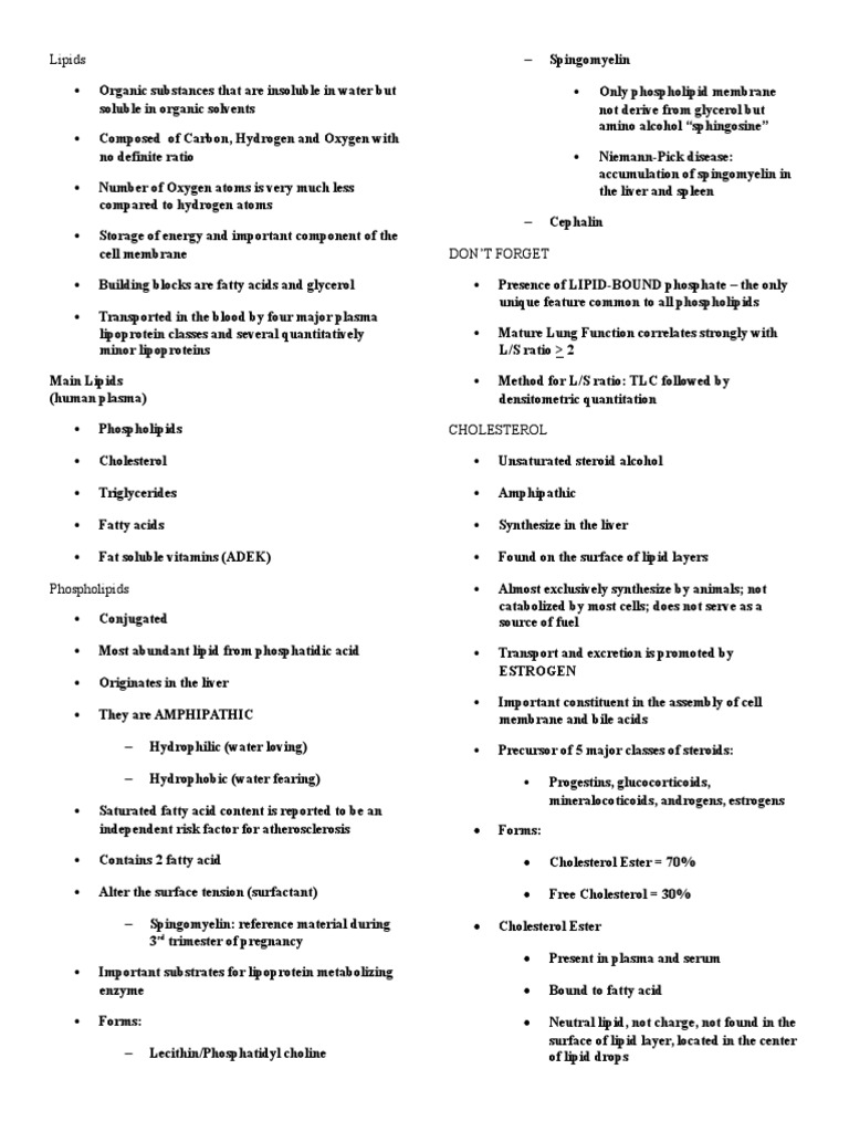 Lipids | PDF