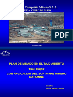 Planeamiento Datamine Cerro de Pasco PDF