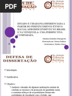 Estado e Cidadania Diferenciada a Partir Do Pertencimento