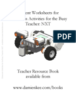 Student Worksheets For Classroom Activities For The Busy Teacher: NXT