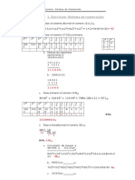 Ejercicios: Sistema de Numeración: 1x2 +1x2+1x2 +1x2 +0x2 +1x2 1+2+4+8+0+32