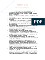 Prop. Video de Apoyo. Sistema Endocrino