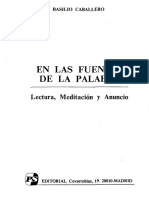 Caballero Basilio en Las Fuentes de La Palabra B PDF