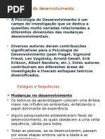 FREUD - Desenvolvimento Da Infância e Adolescência