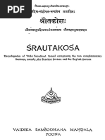 Part One of The Second Volume of The Kosha On Shrautam