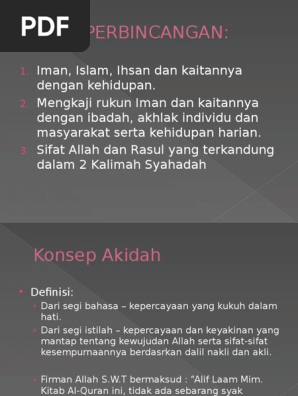 Akidah Pdf