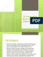 3.uji Parameter Mutu Ekstrak