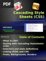 Cascading Style Sheets (CSS) : Web Based System Development