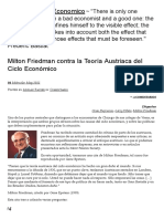 Economia - Adrián Ravier - Milton Friedman Contra La Teoría Austriaca Del Ciclo Económico