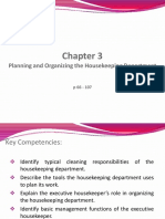 Planning and Organizing The Housekeeping PDF