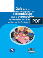 Guia Elaboracion de Planes Estimulacion Promocion Desarrollo Infantil