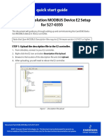 Quick Start Guide: Carel EVD Evolution MODBUS Device E2 Setup For 527-0355