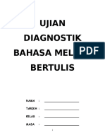 Ujian Diagnostik Bahasa Melayu Bertulis 2016