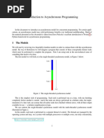 Introduction To Asynchronous Programming: 1 The Models