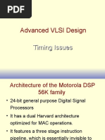 Advanced VLSI Design: Timing Issues