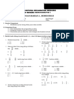 UH1 Matematika Kelas VI