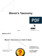 Blooms Taxonomy