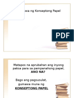 Konseptong Papel Sa Filipino