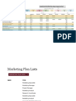 Marketing Project Plan1