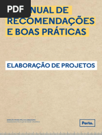 Manual Recomendações e Boas Práticas urbanismo Porto.