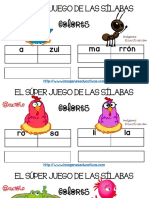 Con La GALLINA PINTADITA Practicamos La Descomposición en Sílabas Colores Animales Singular y Plural PDF