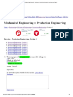 Production Engineering Section 3 - Mechanical Engineering Questions and Answers Page 9