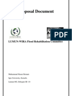 Proposal For Social Entrepreneurship Presented in LUMUN 2012