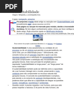 Sustentabilidade