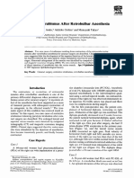 Restrictive Strabismus After Retrobulbar Anesthesia