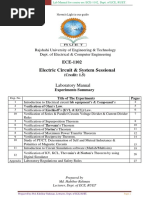 Lab Manual For ECE-1102