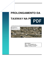 Aeroporto de Lisboa. Portela: Prolongar Taxiway