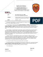 Philppine National Police Memorandum of Po1 