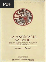 Negri Antonio -La Anomalía Salvaje _ Ensayo Sobre Poder y Potencia en Baruch Spinoza-Anthropos _ Universidad Autónoma Metropolitana-Iztapalapa (1993)