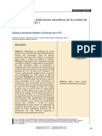 Acoso Escolar en Instituciones Educativas Huancayo