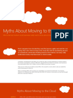 Myths About Moving to the Cloud