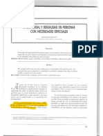 Salud Sexual y Sexualidad en Personas Con Necesidades Especiales