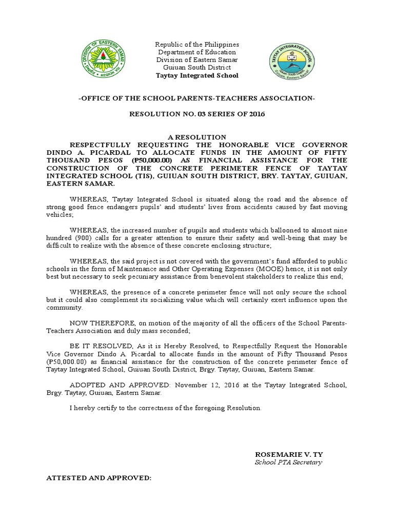 GPTA RESOLUTION | Public Sphere | Government