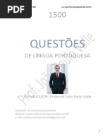 1500 QUESTÕES Língua Portuguesa