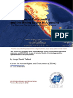 El Ambiente Periglacial y La Mineria en La Argentina English