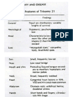 Herman Setiawan. Features of Trisomy 21