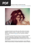 En Una Batalla Emocional Tú Eliges La Emoción Que Gana