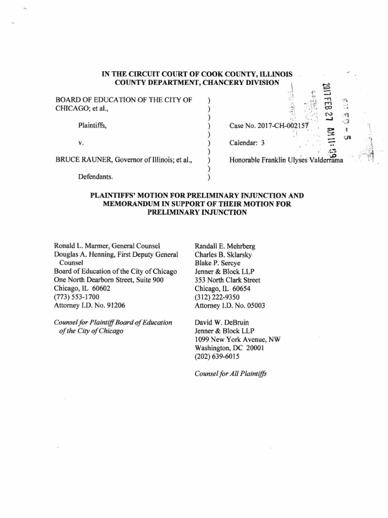 Motion For Preliminary Injunction | PDF