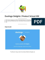 Duolingo Delights | Product School HW