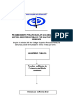 Procedimiento Para Formular La Denuncia Oral Por Maltrato Al Medio Ambiente