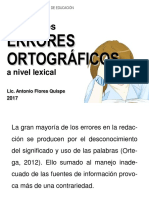 Principales Errores Ortográficos