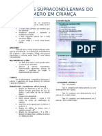 Fraturas supracondileanas do úmero em criança