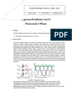 Laporan Pratikum Penyearah 3 Phase PDF