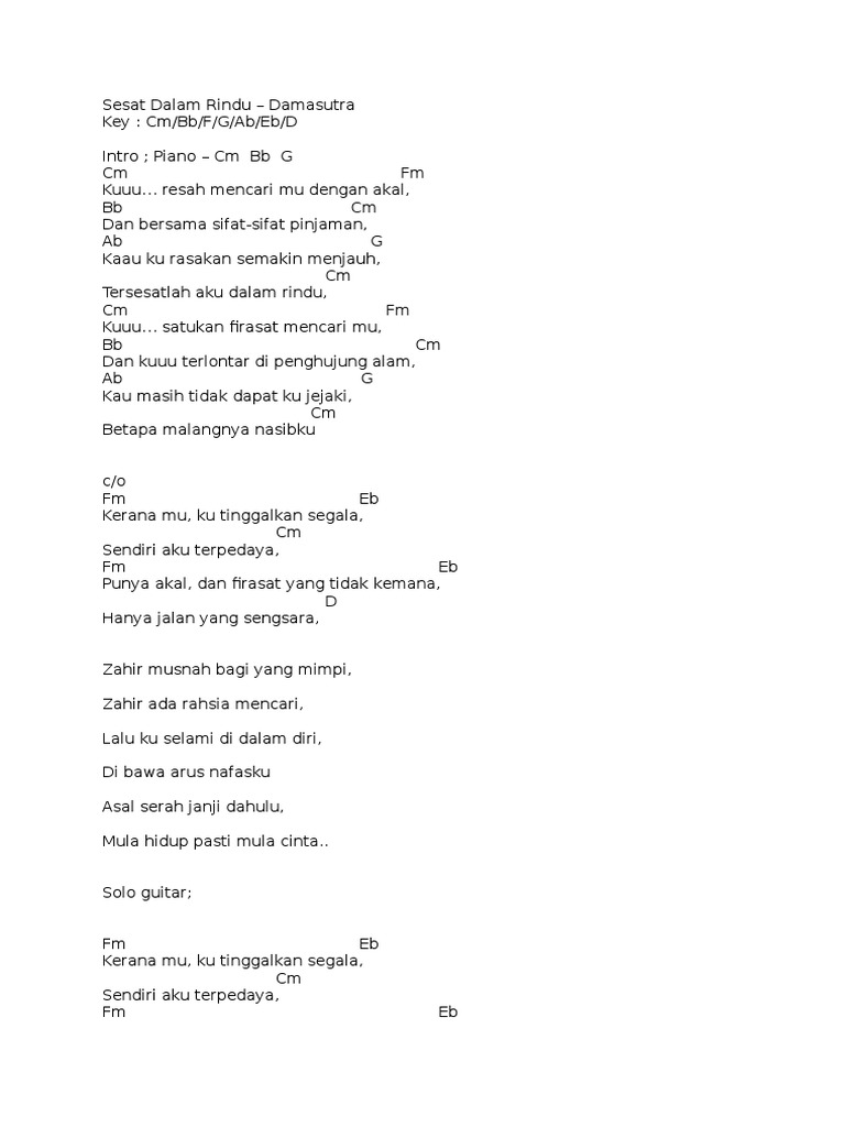 Aiman Tino Ku Sesat Dalam Rindu Official Lyric Video Youtube